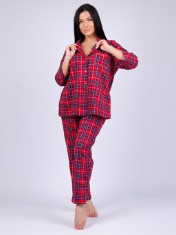 Пижама "Люкс" красная, трикотаж