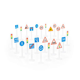 Набор дорожных знаков №3 (24 элемента) (в пакете) - Полесье фото 3