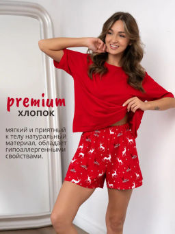 новогодняя пижама(комплект) из 100% хлопка - Binita фото 8