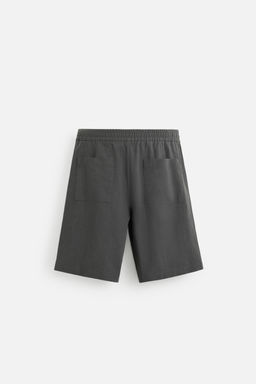 RELAXED FIT COTTON BERMUDA SHORTS - Zara фото 25