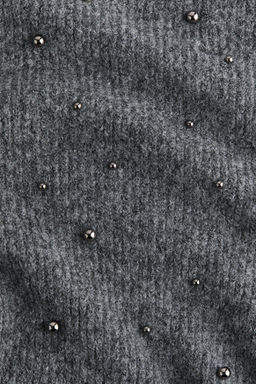 Top de peplum con cuentas decorativas - H&m фото 6