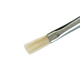 Кисть Щетина плоская № 4 (ширина обоймы 4 мм; длина волоса 12 мм), деревянная ручка, Calligrata  фото 3
