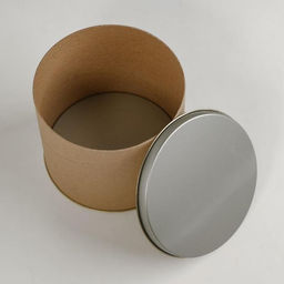 Тубус 120х100 мм (80 мм внутренняя высота),плотный картон, металлическая крышка - Simaland фото 3