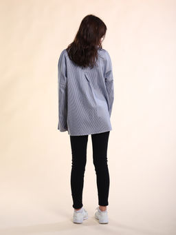 Рубашка "Алгебра" синяя полоса