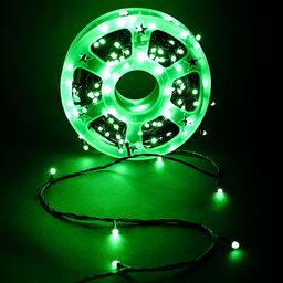 Гирлянда нить уличная на катушке 50 м (арт. HZ-79) - Ип лебедев о.ю фото 2