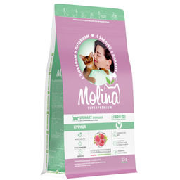 MOLINA, Сухой корм с курицей для взрослых стерилиз.кошек, STERILISED URINARY. CHICKEN