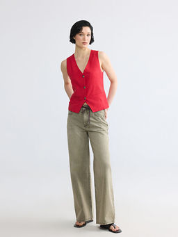 Straight Fit Kad?n Jean Pantolon