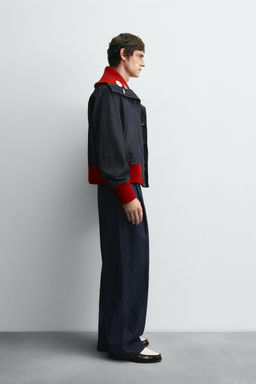 WIDE-LEG DENIM TROUSERS HARRY LAMBERT FOR ZARA X DISNEY  фото 4