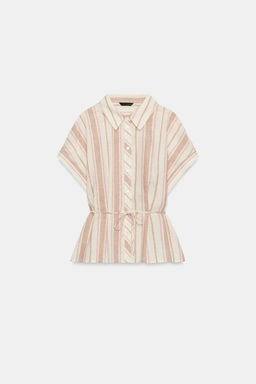 CAMISA RAYAS HILO METALIZADO / Multicolor - Zara фото 7