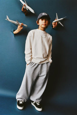 EMBROIDERED JOGGING TROUSERS