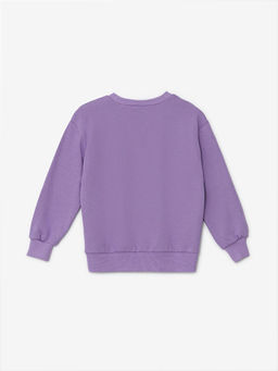 Bisiklet Yaka Bask?l? K?z ?ocuk Sweatshirt - Waikiki фото 2