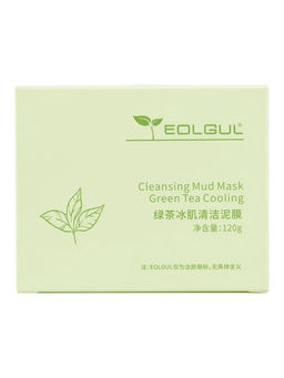 Маска для лица грязевая, очищающая, с зеленым чаем, 120 г