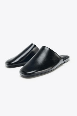 LEATHER SLINGBACK SHOES - Zara фото 4