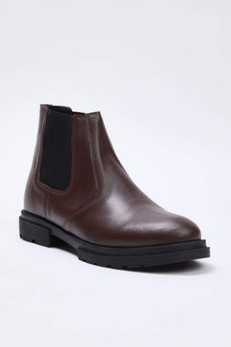 Siyah K?sa Duz Topuklu Lastikli Chealsea Erkek Bot TAKAW26BO00019 - Trendyolmilla фото 10