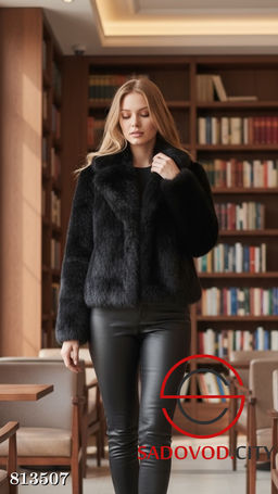 Эко шубка женская из искусственного меха