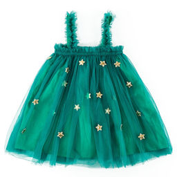 Карнавальный костюм новогодний «Ёлочка», рост 116-122 см, платье, ободок