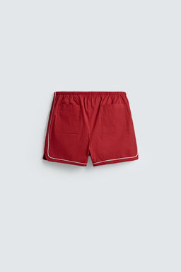 CONTRAST TRIM SHORTS - Zara фото 8