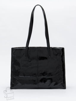 Сумка женская кожаная 9620SP black Velina Fabbiano-Safena