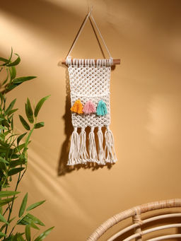 Кармашек текстильный, подвесной, 22×50 см, белый