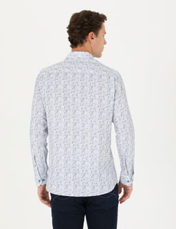 Mavi Slim Fit Uzun Kollu G_mlek
