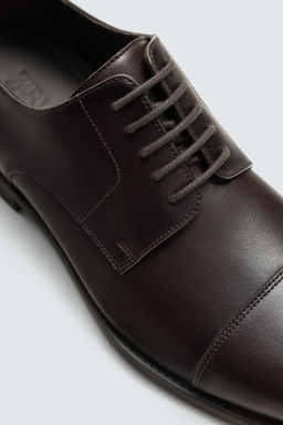 LEATHER SMART SHOES - Zara фото 3
