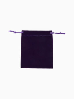 Набор мешочков бархатных 50 шт. 10×12 см, фиолетовый