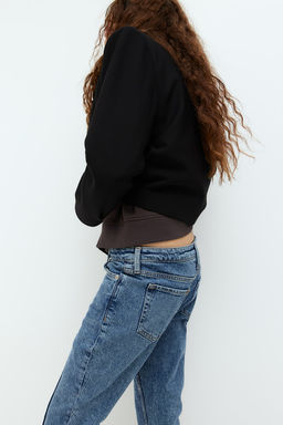 Slim Straight Low Ankle Jeans - H&m фото 4