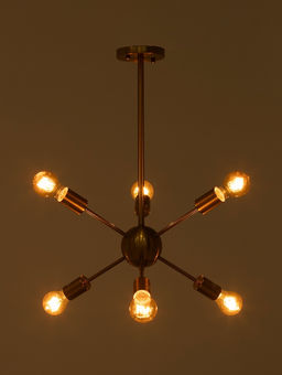 Люстра 13189/6GD, 6х40Вт, E27, 50х50х61 см