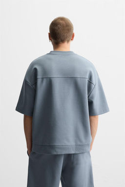 INTERLOCK TEXTURED SWEATSHIRT - Zara фото 11
