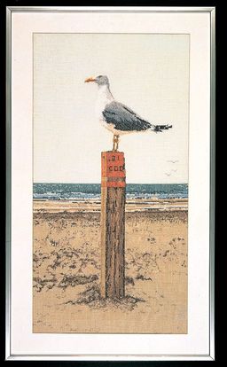 Набор для вышивания Thea Gouverneur 1062А Чайка 33 х 65 см