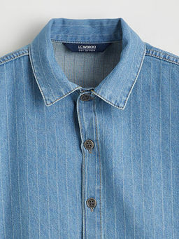 ?izgili Erkek ?ocuk Jean G?mlek