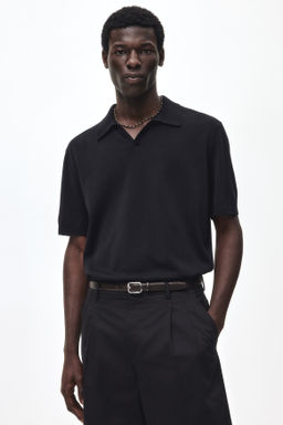 Polo en mezcla de seda Regular Fit - H&m фото 5