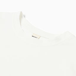 Футболка оверсайз с нашивкой женская MINAKU: One Most Brand, экрю, размер 50