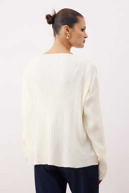 Siyah Dik Yaka Aksesuar Detayl? Triko Kazak TWOAW26KZ00203 - Trendyolmilla фото 10