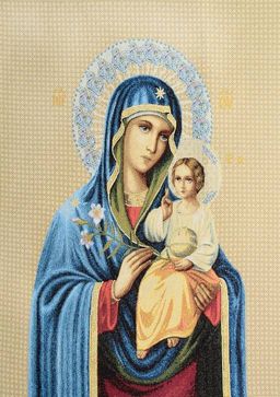 Неувядаемый цвет - гобеленовый купон 25х35