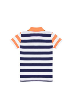 U. S. Polo Assn Темно-синяя футболка с воротником-поло для мальчика - U.s. polo assn фото 7