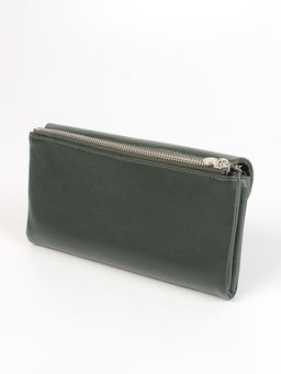 LACCOMA кошелек LA-1088-темно-зеленый натуральная кожа фото 2