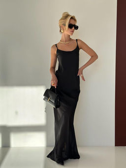 Платье #БШ2879, чёрный