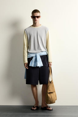 CAMISETA RELAXED FIT COLOR BLOCK / Multicolor