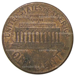 1 цент 1989 года США