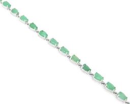 Браслет из серебра изумруд берилл, Капелла