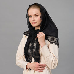 Косынка хлопковая 180 х 110 см - Мастерская ПОКРОВ фото 5