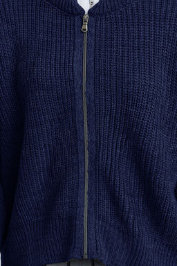 Indigo Genis Kal?p Bomber Yaka Fermuarl? Triko H?rka TWOAW24HI00153