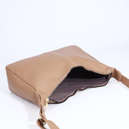 Сумка-мешок на молнии, цвет бежевый - Simaland фото 4