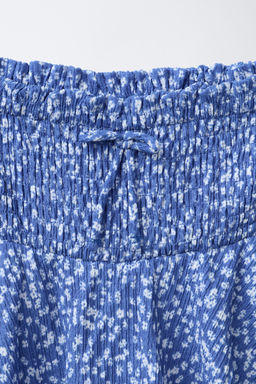 FLORAL LAYERED BERMUDA SKORT