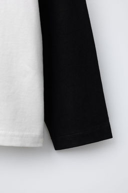 DOUBLE-SLEEVE SLOGAN T-SHIRT - Zara фото 4