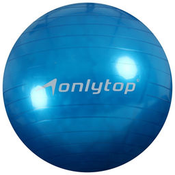 Фитбол ONLYTOP, d=55 см, 600 г, МИКС