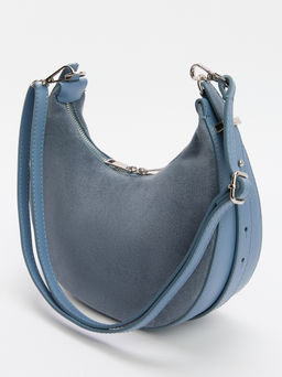 Женская сумка на плечо DIVAS BAG CARINA Артикул 3648773, серо-синий  фото 5