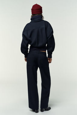 STRAIGHT-LEG TROUSERS WITH SEAM DETAIL - Zara фото 5