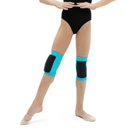 Наколенники для гимнастики и танцев Grace Dance, с уплотнителем, р. L, цвет чёрный/голубой  фото 5